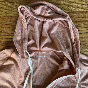 American Giant Lightweight Full Zip Hoodie - Burnt Clay Heather